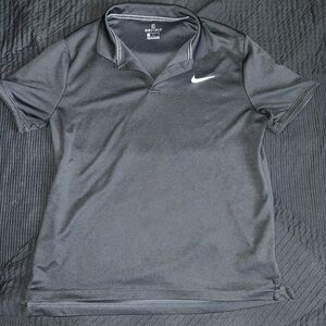 Nike Men's Dark Gray Polo Shirt